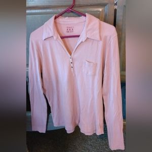 FADED GLORY Long Sleeve Henley